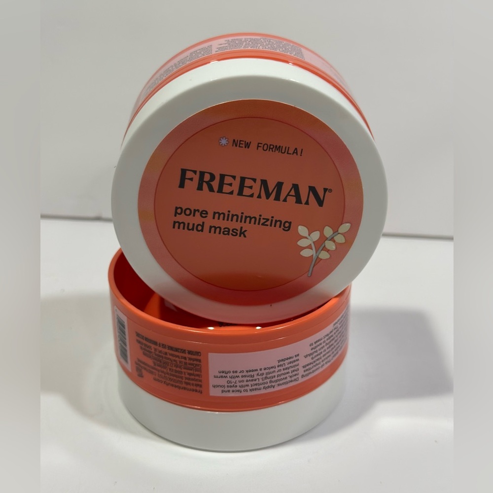 Set of 2 - Freeman Pore Minimizing Mud Mask Facial Mask For Oily Skin - 2floz.